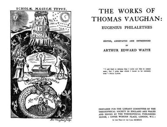 Титульный лист сборника трудов Томаса Вогана из библиотеки РериховНаггар, Куллу, Индия