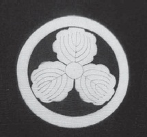 Самурайский герб на кимоно