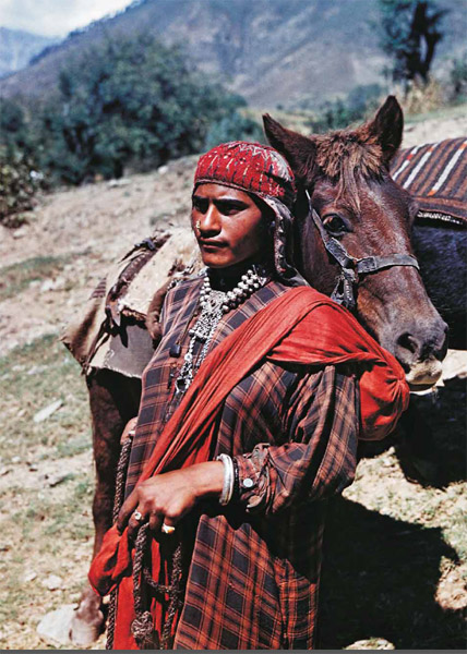 Кашмир. Девушка из кочевого племени гуджаров