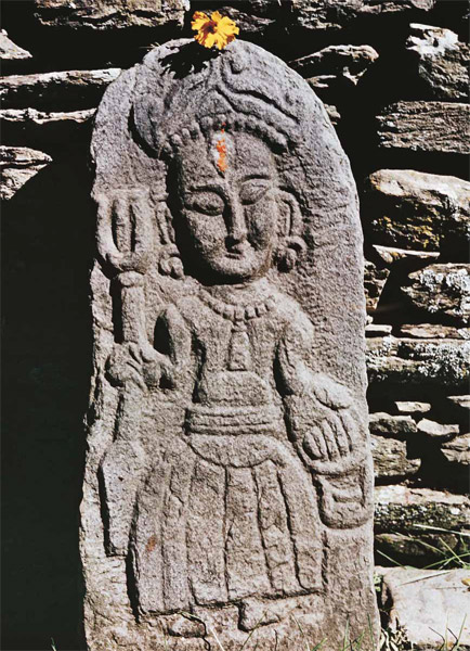 Кулу. Богиня храма Трипурасундарам в Наггаре