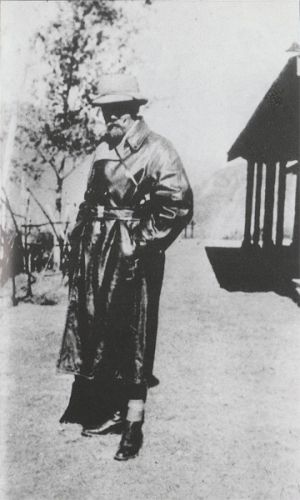 Н.К. Рерих во время экспедиции в Маньчжурию 1934-1935 гг.
