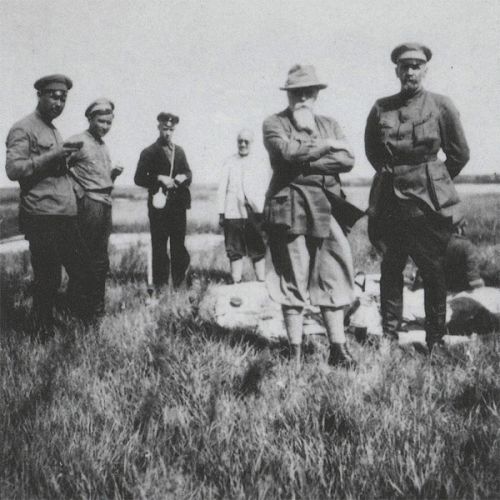 Н.К. Рерих и В.К. Рерих во время экспедиции в Маньчжурию 1934-1935 гг.