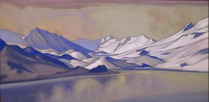 09. Н.К. Рерих Горное озеро. Перевал Баралача. 1944