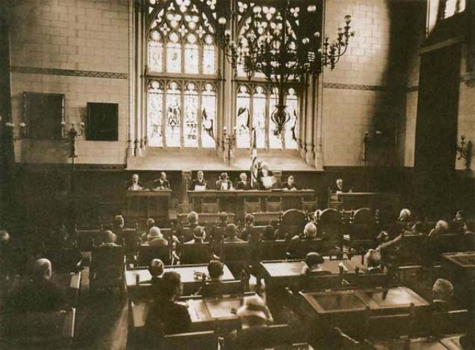 Заседание Второй международной конференции, посвященной Пакту Рериха. Брюгге. Август 1932 г.