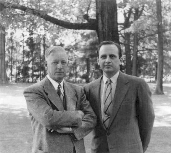 13. Балтазар Боллинг (слева) и неустановленное лицо 1940-е – 1950-е гг. США
