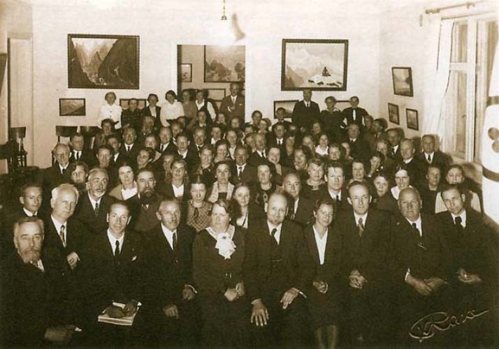 Первый Конгресс балтийских обществ Рериха. Рига. 1937 г.