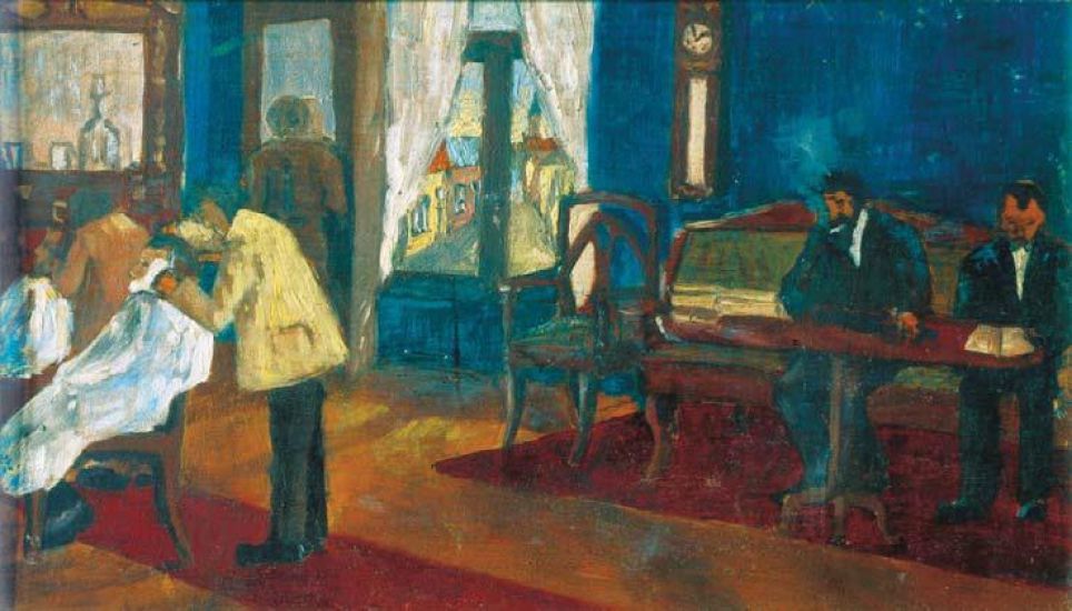 25. Юрий Рерих. В парикмахерской. 1917